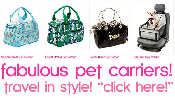 july chichis and me chi of the month pet carriers ad